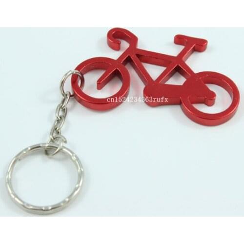 300 pcs Bike Bottle Opener Bicycle Keychain Keyring Bottle Wine Beer Openers Kitchen Tools Random Color