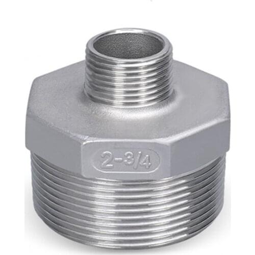 304 Stainless Steel Pipe Fitting S60*6 to 3/4" NPT Male Thread Elbow Butt joint adapter Coupler Plumbing Fittings