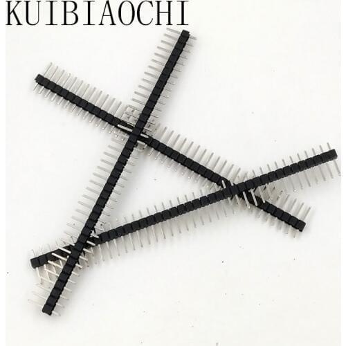 A15 Pin Header 2.54mm Single Row Male Pin Connector 2.54mm 40 Pin 1*40pin Breakable Pin Header Connector