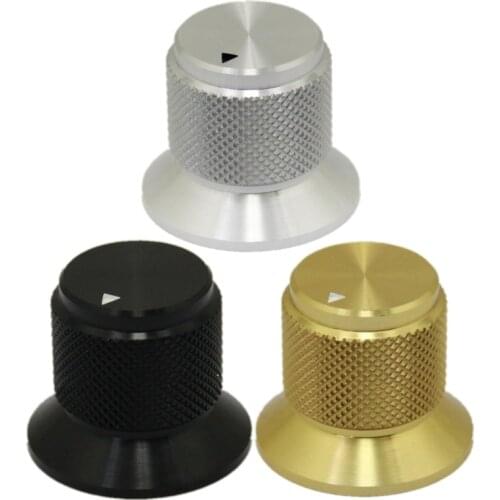 Aluminum Knob 30*25*6mm Potentiometer Control Knob Volume Audio Electric Guitar Bass amplifier Potentiometer knob 30 x 25mm (dh)