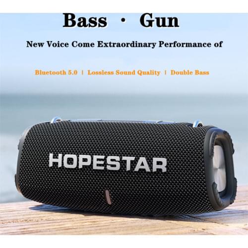 Wireless high power 40W super bass outdoor portable bluetooth speaker super heavy surround bass TWS speaker support TF card FM