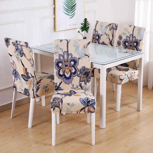 Spandex chair cover for dining room elastic material slipcover for office chair banquet chair armchair protector