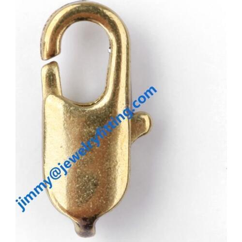 Jewelry findings accesories 806# 25mm raw brass larger lobster clasp claw clasp wholesale price shipping free