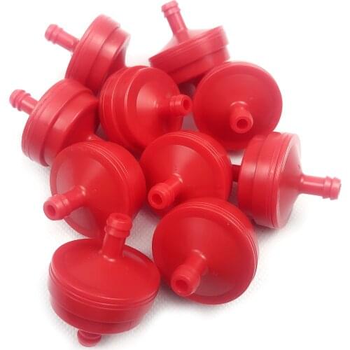 Lawn Mower 1/4'' Inline Gas Fuel Filter Replacement for Briggs Stratton 298090, 4105, 298090S, 5018B, 5018H, 5018K, 10pcs
