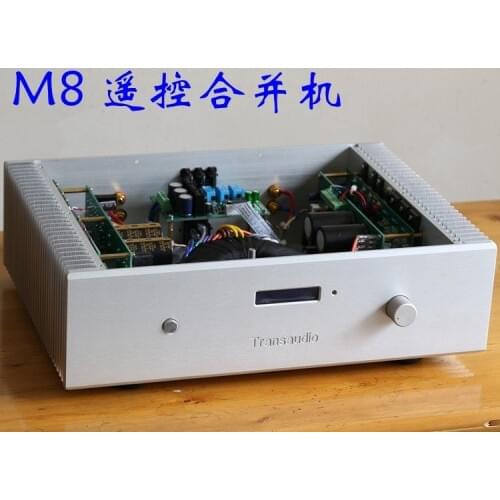 Finished HIFI MJL4281 / MJL4302 Remote Stereo Amplifier Base On MBL80 Circuit