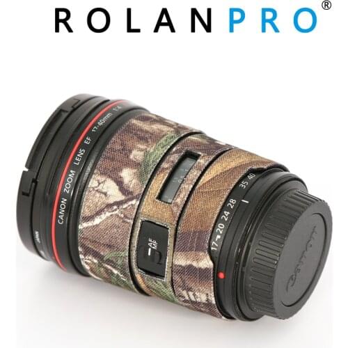 ROLANPRO Camera Lens Coat Camouflage for Canon EF 17-40mm f4L USM Lens Protective Sleeve for Canon SLR lens Protection Case