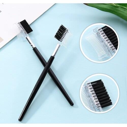 Ma Caier Eyebrow Comb Eyelash Brush Dual-use Long Rod Makeup Comb Eyelash Beauty Eyebrow Trimming Brush Beauty Tool