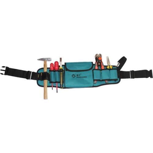 Hardware Toolkit Mechanics Waist Tool Bags Waterproof Oxford Cloth Multi Organize Pockets Storage Pouch Electrician Worker
