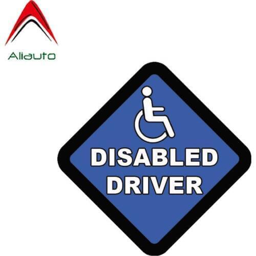 Aliauto Warning Car Sticker Personality Caution Disabled Driver Decal Accessories PVC Fo Roctavia Golf 6 Harman Kardon,13cm*13cm