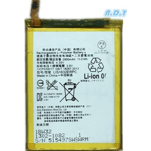 New 2900mAh LIS1632ERPC Replacement Battery For Sony Xperia XZ Dual Sim F8332 XZs F8331 LIS1632ERPC Batteries