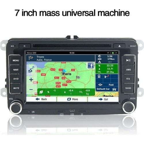 Suitable for 7-inch Volkswagen general locomotive car DVD navigation integrated machine Volkswagen general navigation