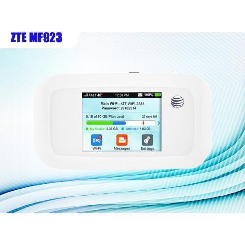 Unlocked 4g ZTE MF923 lte wifi Router Support LTE 4G CPE LTE 700/850/AWS/1900/1700MHz for north America