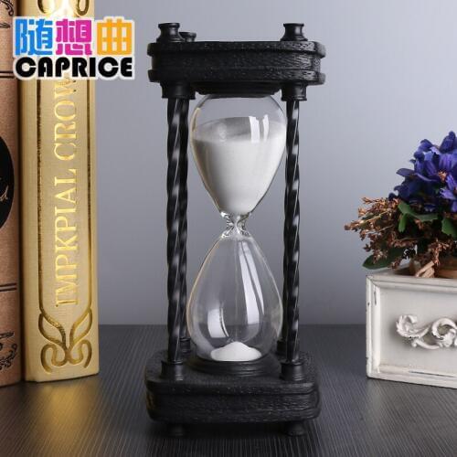 Retro decoration hourglass timer for 30 minutes time European female creative birthday gift Home Furnishing decorations