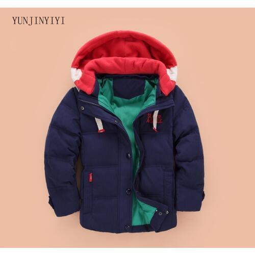 Зимние парки для мальчиков YUNJINYIYI China At AliExpress