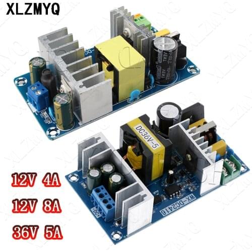 AC 100-240V to DC 12V 36V 4A 5A 6A Power Supply Module Board Switch AC-DC Switch Power Supply Board DC 36V 5A 12V 4A 12V 8A