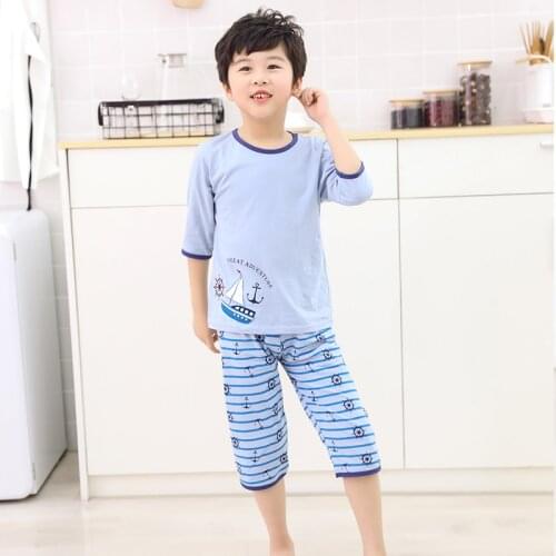 Cotton Sets for Baby Boys Summer Cotton Pyjamas Sets for Boys Children Pajamas Suits Toddler Sets Little Boy Sets Baby Clothing