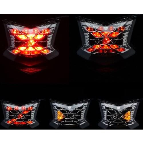 Motorcycle Integrated LED Tail Light Brake Stop Light Turn Signals For Kawasaki Taillight Z650 Z900 NINJA 650 ABS 2017 2018