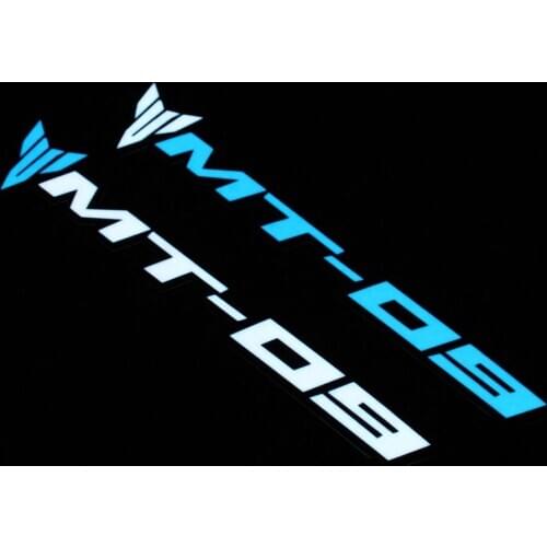 Motorcycle Fairing Kit Body Side Stickers Badge Cold Light for MT-09 MT09 Tracer FZ-09 FJ09 2014-2020