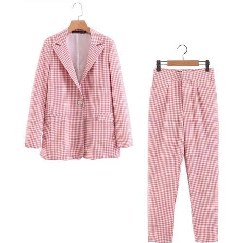 Kumsvag Women's Trouser Suits In A Cage