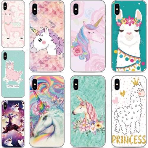 Llama Unicorn Phone Case For LG K22 Velvet K42 Q92 K52 K62 G8 ThinQ K11 K10 K9 K8 2018 K51 K61 K71 Stylo 7 4 5 6 K51S K41S Cover