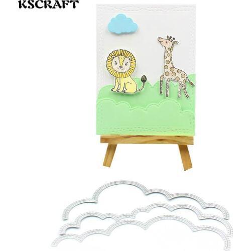 KSCRAFT Cloud Metal Cutting Dies Stencils for DIY Scrapbooking/photo album Decorative Embossing DIY Paper Cards