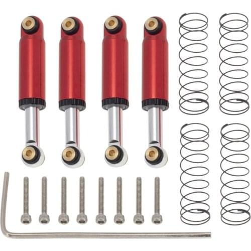 Metal Internal Spring Shocks Absorber Damper 38MM for 1/24 RC Crawler Car Axial SCX24 90081 AXI00002 Upgrade Parts