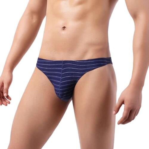 Mens Briefs Thongs Gay Sexy Underwear Bulge Pouch Low Rise Underpants Male Slip Homme Panties Bikini Hombre Exotic Jockstrap