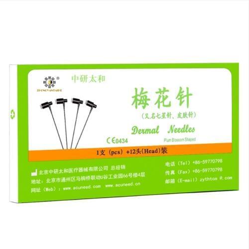 New zhongyantaihe acupuncture massage skin needle with 12 heads seven star plum blossom needles