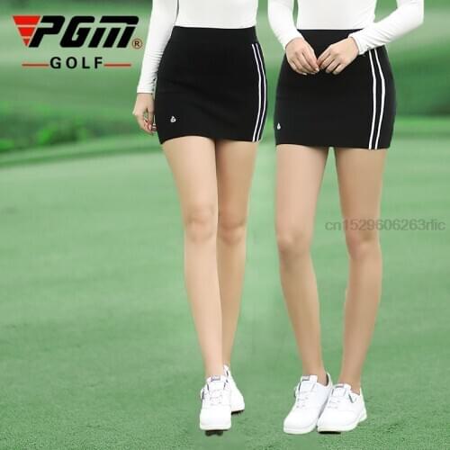 Pgm Golf Apparel Women Short Skirt Female Sports Girl Anti-Exposure Pencil Skirt Ladies Slim Warm Winter Skorts Sportswear