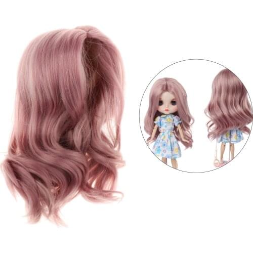 Stylish Doll Wig DIY Doll Doll Hair Styling Accessory 22cm Hair Length