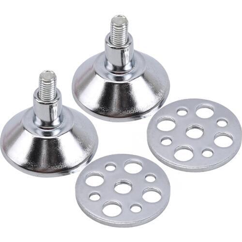 4pcs/set Silver Anti-slip Iron Art dash-proof Rubber Plastic Furniture Feet Pads Mat For Furniture Shock-proof