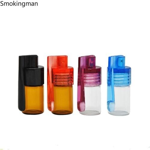 Glass Pill Box Mini Pill Box Storage Bottle 36-51 Pill Box Portable Pill Box Glass Bottle Smoking Set smoking accessories