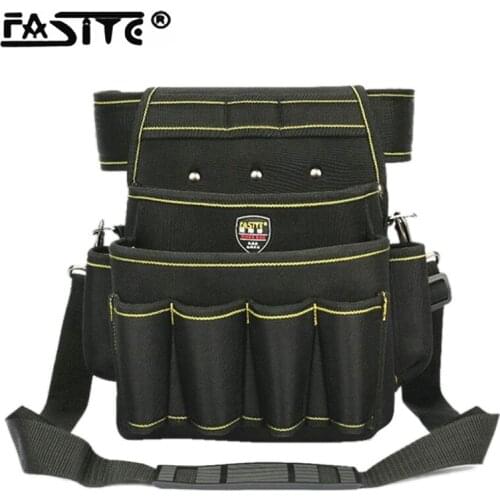 FASITE Professional Electrician Tool Bag Screws Nails Drill Bits Storage Bag Hand Repair Tools Holder Multifunction Bags