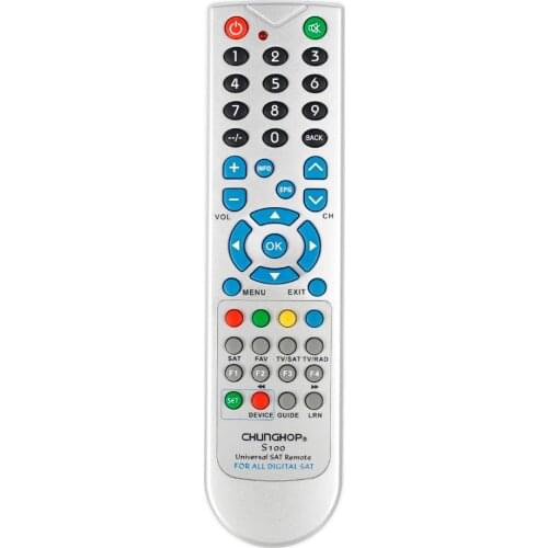 Universal SAT Remote Control for Chunghop S100 All Digital Sat Satellite Receivers Controller