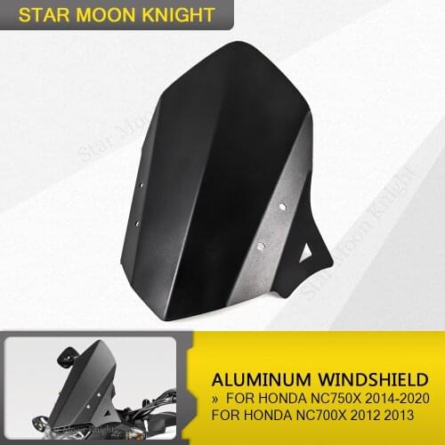 For Honda NC700X 2012 - 2013 NC750X 2014 - 2020 Motorcycle Accessories Windscreen Windshield Wind Screen Deflector Protector