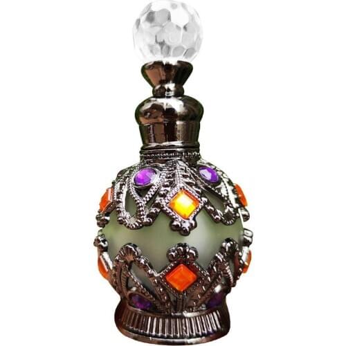 15ml Vintage Aromatherapy Essential Oil Perfume Empty Bottle Container Gift Cosmetics Perfume Travel Container For Cosmetic