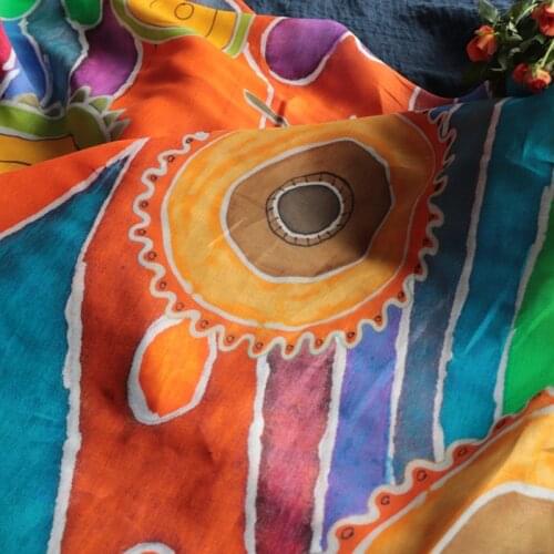 High Quality Natural 100% Pure Ramie Linen Cloth Printed Fabric For Dresses Robe Summer Thin Tissu Diy Handmade Sewing Aliexpres