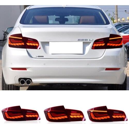 2PCS LED Taillights Running Light Brake Light Turn Signal Rear Light For BMW 5 Series F10 2011 2012 2013 2014 2015 2016 2017
