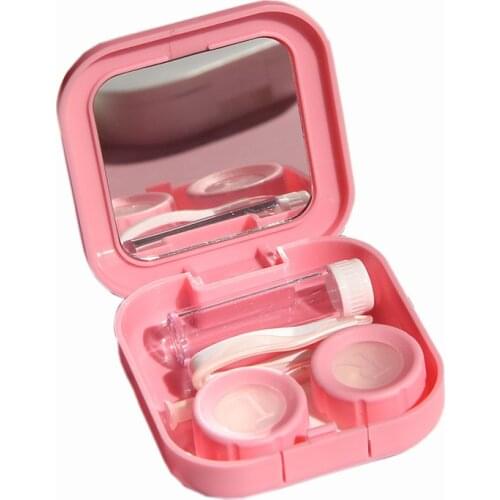 2021 Cute Contact Lens Covers Box Cute Contact Lens Holder Container Case for Colored Eyes Travel Kit Holder Accessaries