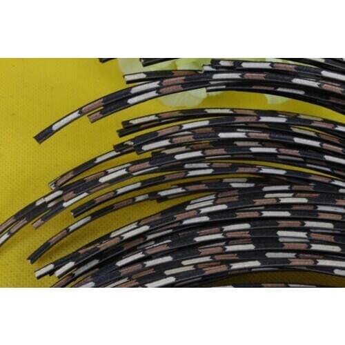 50 strip guitar inside binding Figured purfling wooden inlay 810x2.5x1.5mm #83