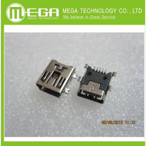 50PCS 5-Pin Female Mini B USB SMD 5 PIN Socket Connector
