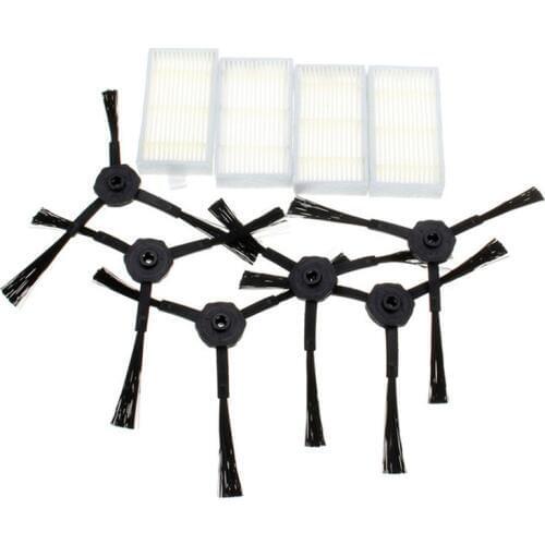 Vacuum Cleaner Accessories Filters for panda x500 ECOVACS CR120 X600 Side Brush X 6pcs (3 set)+ hepa Filter X4pcs