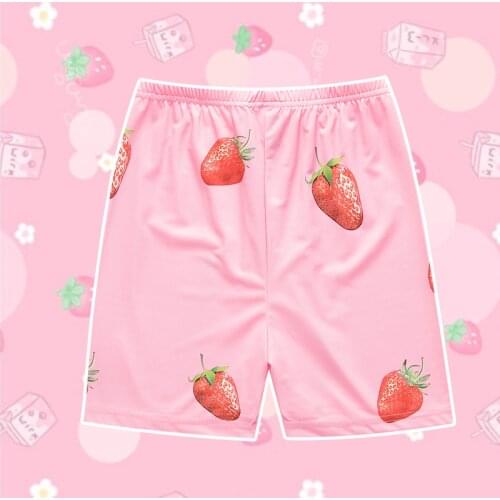 Gintama Sakata Gintoki Original Strawberry Shorts Milk Silk Leggings Ayin Panties Beach Pants