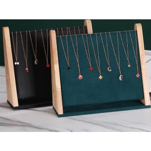 Wooden Bracelet Jewelry Display Stand Holder Rack Hanger for Earrings Bangle Necklace Stand Storage Jewelry Organizer Showcase