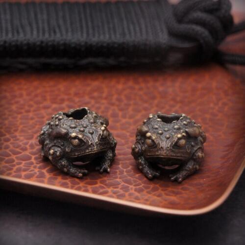 EDC Bronze Knife Beads A Pendant Paracord Outdoor DIY Decorations Bronze Camping Gear EDC Tools