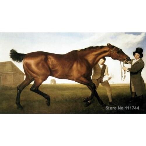 Hambletonian George Stubbs Oil painting horse Handmade High quality