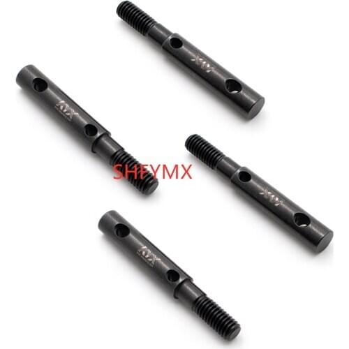Hard Steel Axle Axis Front & Rear Set For Axial scx10III AX103007