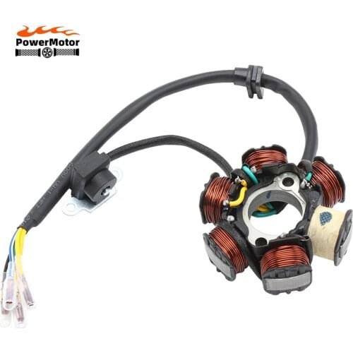 Motorcycle Stator Coils For ZS190 Zongshen 190cc 2v Engine With Electric Starter Electric Start Pit Dirt Bike ZS1P62YML-2 2V