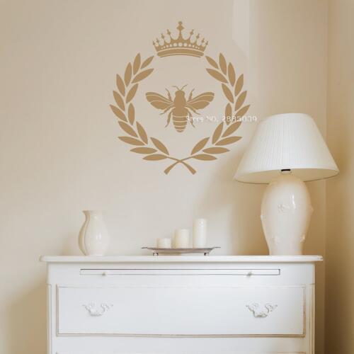 Laurel Wreath Crown Decal French Country Decor Napoleonic Bee Wall Decals DIY Home Decoration Vinyl Wallpapers 70*76cm LC1770
