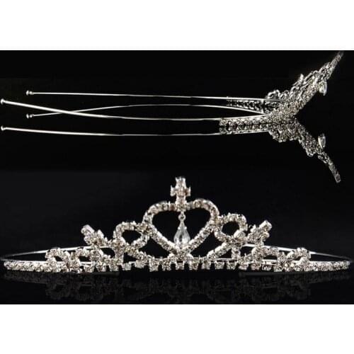 Happy Birthday Crystal Rhinestone Crown Hair Bands For Kids Girl Hoop Headband Wedding Prom Tiaras Hair Jewelry Accessories